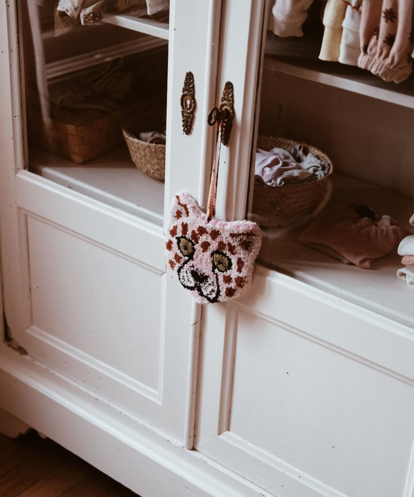 Pinky Leopard ophæng - Pink